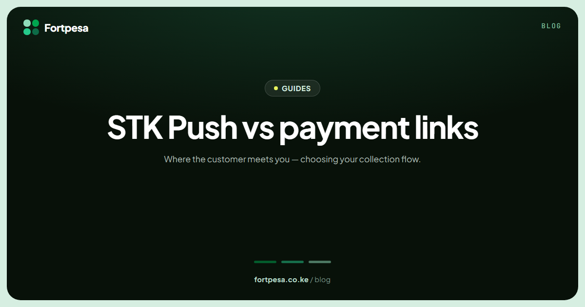 STK Push vs payment links: which should you use?